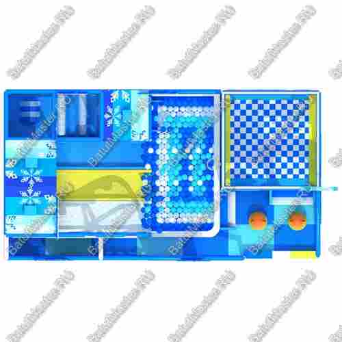 Детский игровой лабиринт "Каникулы Санты" HAS-SN28-01