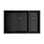 Мойка Omoikiri Taki 69-2-U/IF-L Side-GB нерж. сталь | Графит