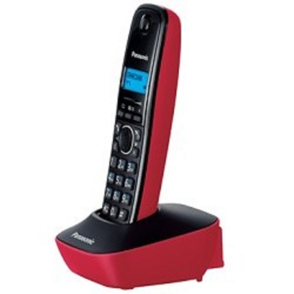 Panasonic KX-TG1611RUR (красный) {АОН, Caller ID,12 мелодий звонка,подсветка дисплея,поиск трубки}