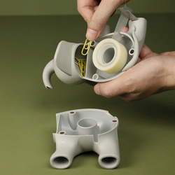 Диспенсер для скотча Qualy Elephant серый