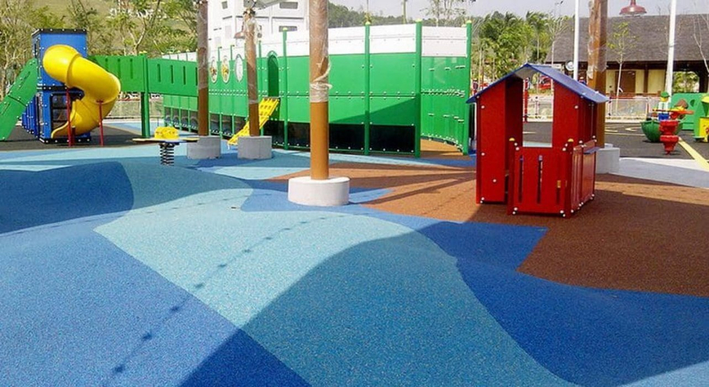 Бесшовное резиновое покрытиетEco Soft Sandwich EPDM
