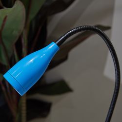 ULM-D501 4W-4000K BLUE Светильник настольный светодиодный прищепка. Механический выключатель. Синий. TM Uniel