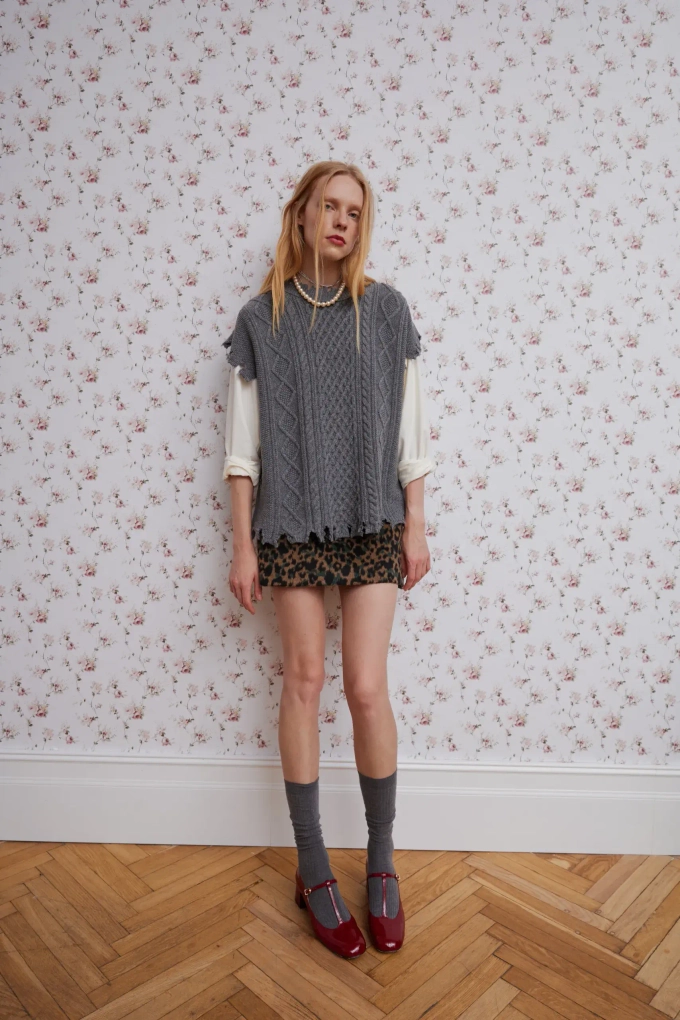 Жилетка, серый