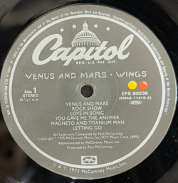 Виниловая пластинка Wings – Venus And Mars LP