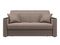 Диван Неаполь 1,6 - Velutto 22 коричневый/накладка венге
