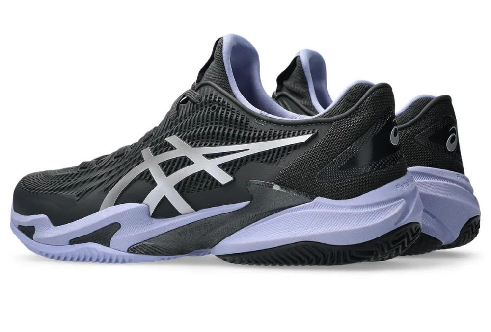 Теннисные кроссовки Asics Court FF 3 Clay Night Energy - graphite grey/pure silver