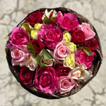 🍀 Классический микс — букет ароматных роз — для мамы