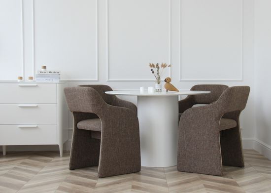 Стол обеденный Type D 110 см основание D 43 см (белый)