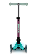 Самокат Mini Micro Deluxe Orion LED складной, розовый