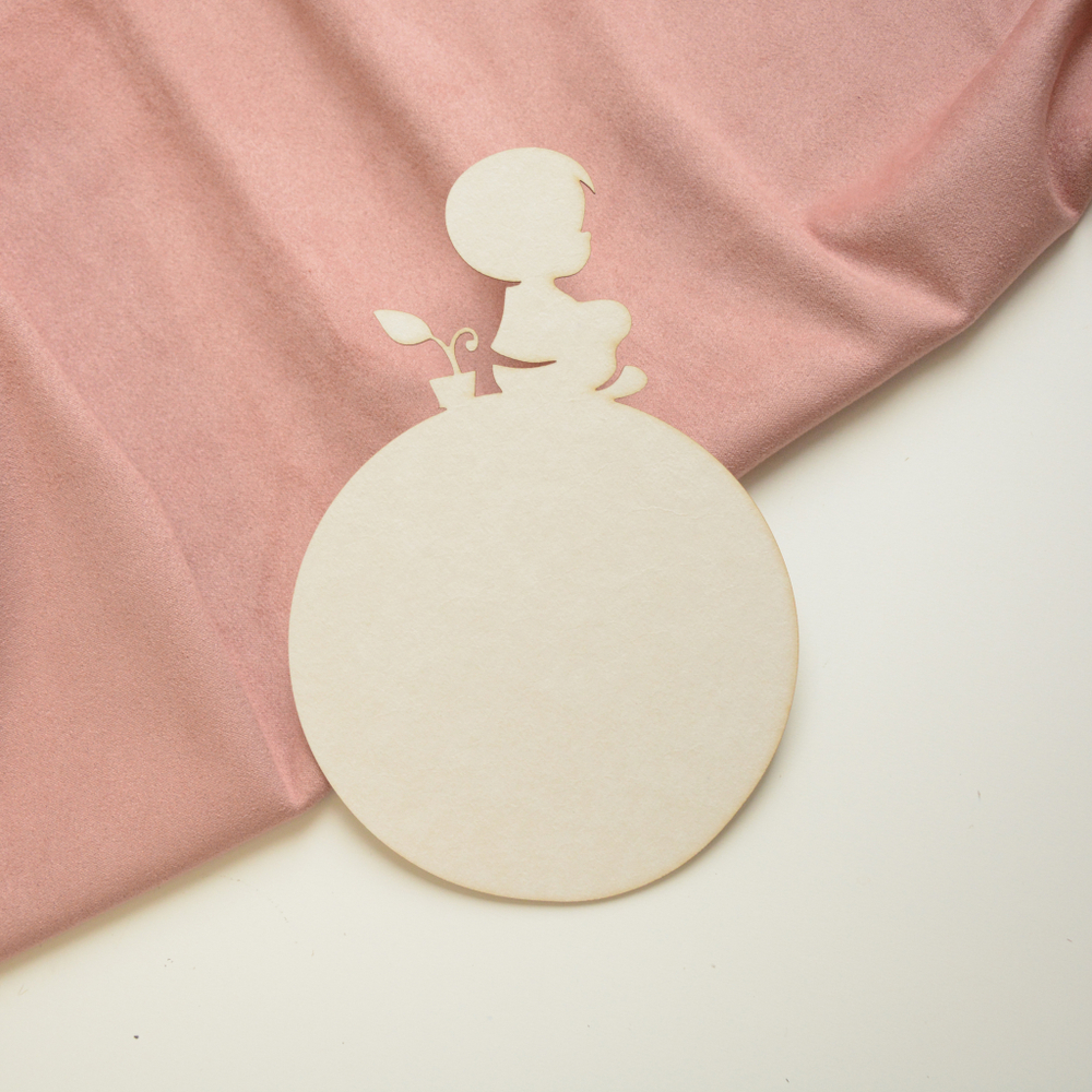 Заготовка для тиснения  "Мальчик на луне"