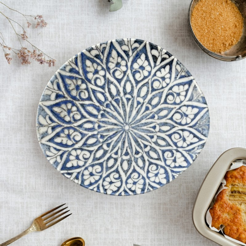 Granada Blue Pebble Тарелка 21см 1972 [12]