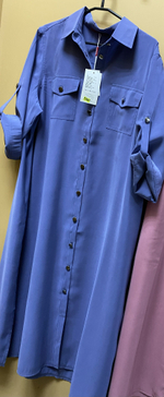 Платье- рубашка для пышных дам, размеры 58,60