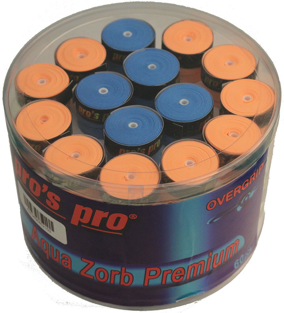 Теннисные намотки Pro&#39;s Pro Aqua Zorb Premium 60P - color
