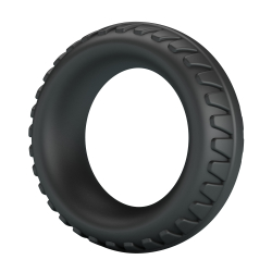 CRAZY BULL - Эрекционное кольцо из силикона растягивающееся черное