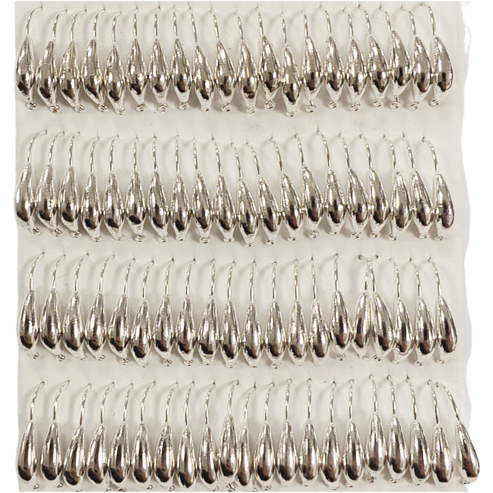 Мормышки вольфрамовые №3 Банан, цвет серебро, 0,8 гр.( набор 10 штук) цена указана за 1 штук