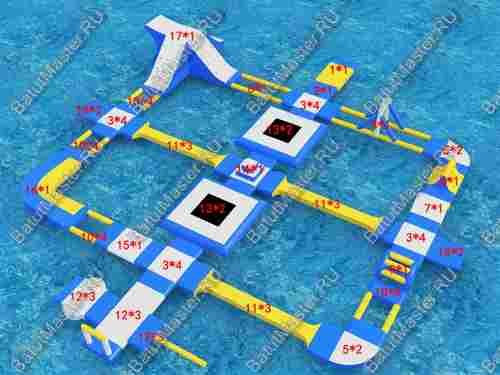 Коммерческий аквапарк «Мир волн» 30×30×4 м