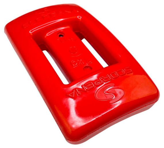 Груз обтекаемый полумягкий Scorpena 1 кг Elite красный