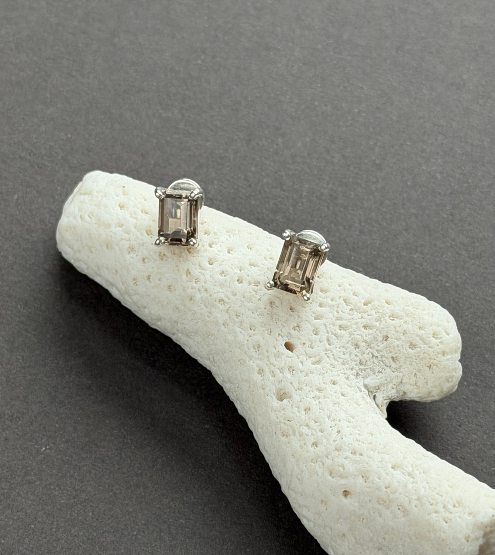 серьги еще ярче с раухтопазом