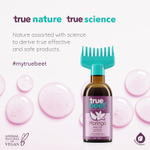 Truebeet Масло для волос Moringa Для успокоения и питания волос с маслом семян Ятаманси и Нима с расческой-апликатором для мужчин и женщин | Для всех типов волос (220 мл)