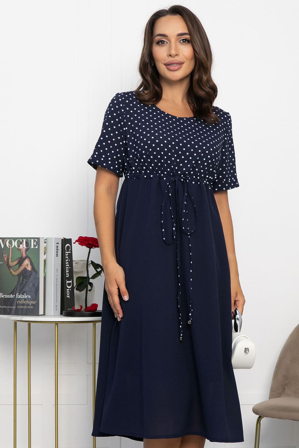 Платье Майя (синее) П13992-3М LT Collection