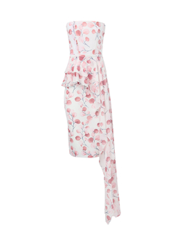 Юбка миди из шифона