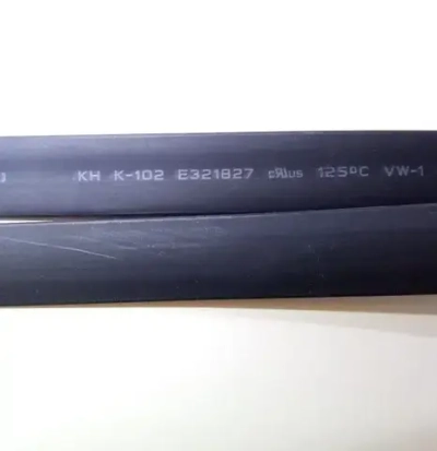 Трубка термоусаживаемая 25 мм черная (1м) термоусадка 2:1