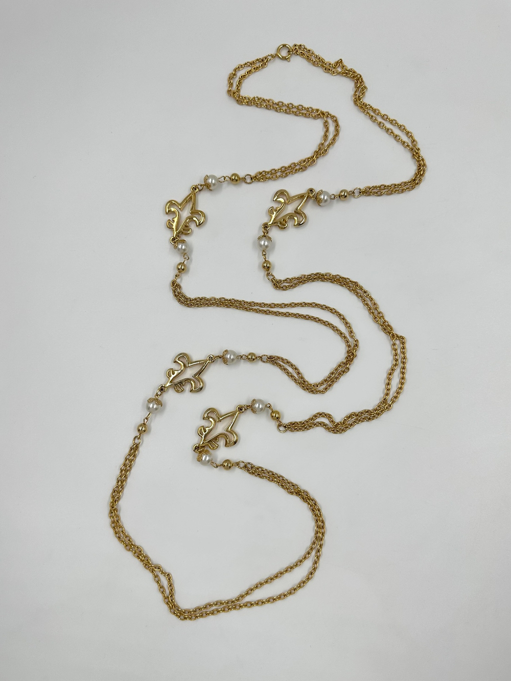 Цепь с декоративными вставками Fleur-de-Lys