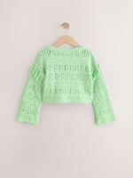 Джемпер вязаный для девочки Next AB7-188, Салатовый