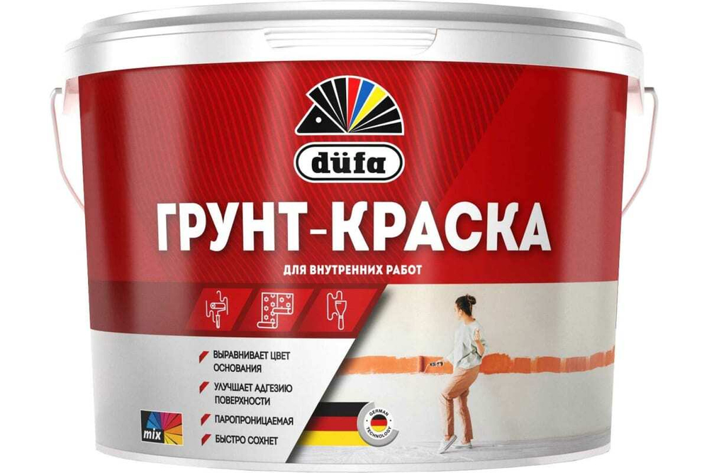 Краска грунтовочная водно-дисперсионная Dufa Грунт-краска