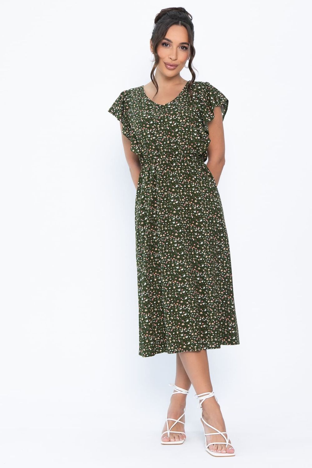 Платье Айлана (темно-зеленое) П13934-35М LT Collection