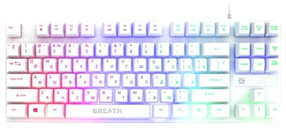 Клавиатура Defender BREATH GK-184 белый