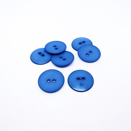 Пуговица №1227 с 2-мя отверстиями, 20мм,  пластик (10013160/200320/0146501/1_Италия)