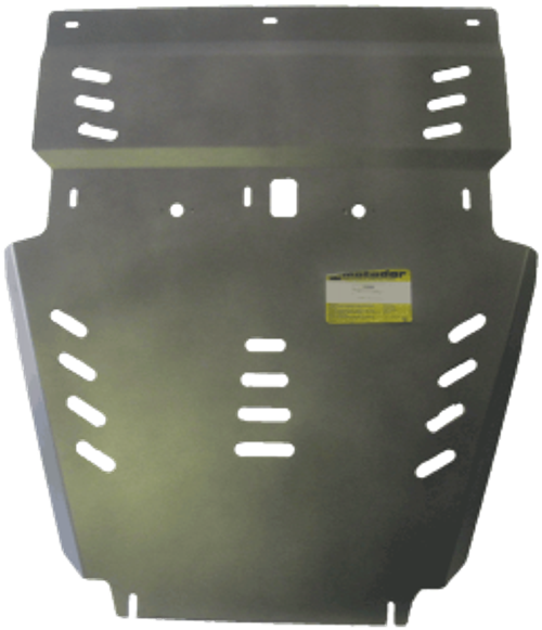 Усиленная защита Motodor картера двигателя, переднего дифференциала, кпп, радиатора, разд. коробки. 5 мм, алюминий. для Toyota Tundra 2009-2016,Toyota Tundra 2016-2021 арт.32508