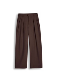 Pleated Pant - Brown (Women's)