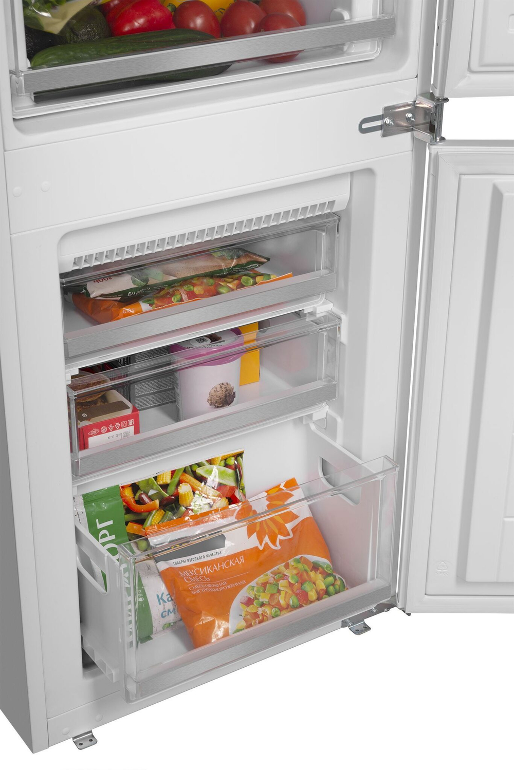 Встраиваемый холодильник Meferi MBR177 COMBI NO FROST POWER фото 12