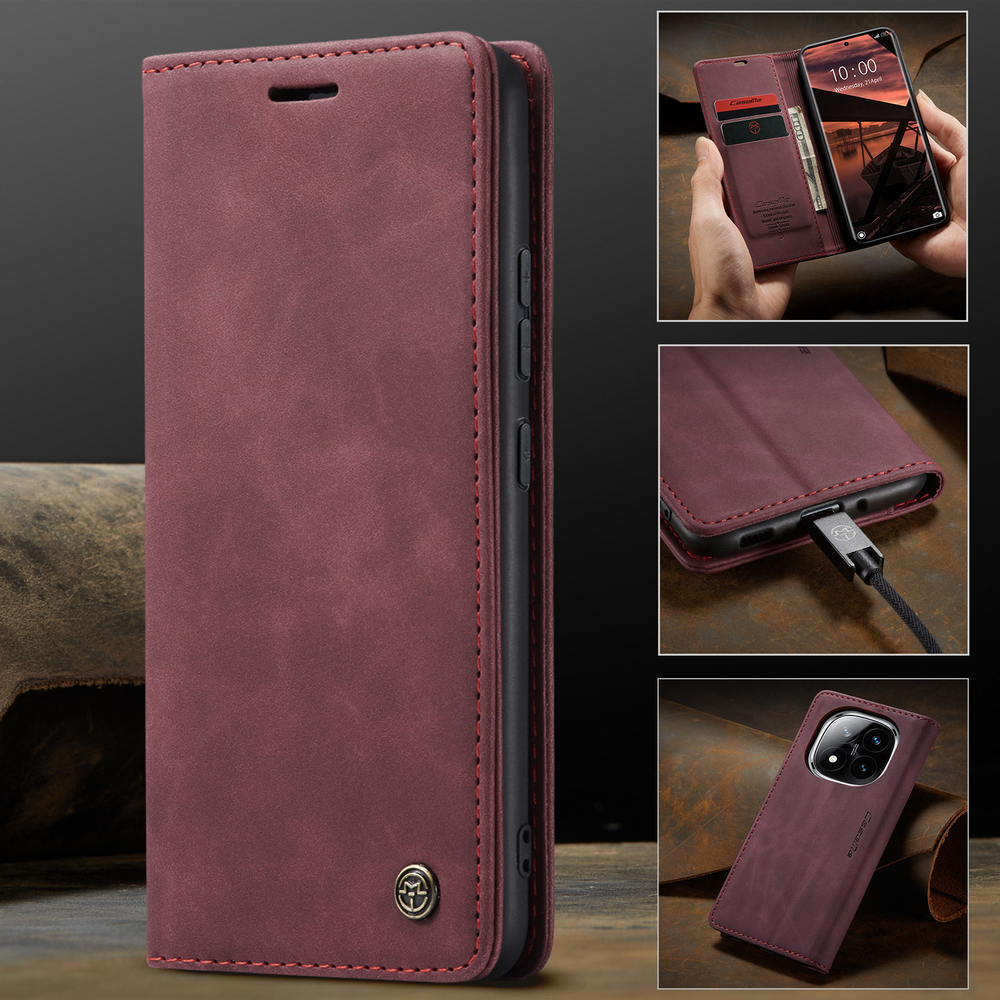 Чехол-книжка CaseMe Matte Redmi Note 14 Pro+ 5G