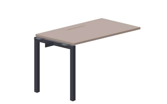 стол Polo 1180х680х750мм (меламиновый аутлет) - приставной элемент