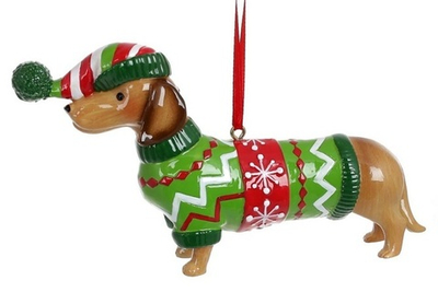 Фигурка подвесная "Такса"