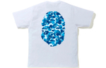 A Bathing Ape Online Exclusive Big Ape Head Bapec Tee белый синий