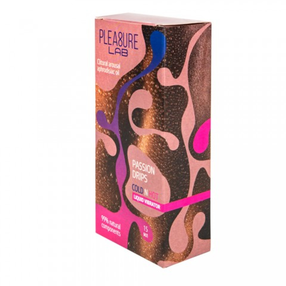 Жидкий Вибратор с Афродизиаком Pleasure Lab Passion Drips Cold n Hot 15 мл