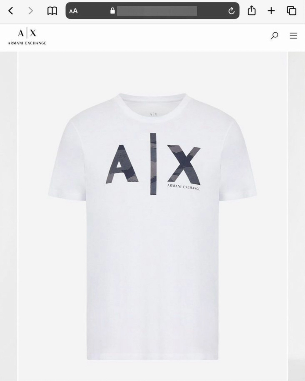 Футболка AX Armani Exchange премиум