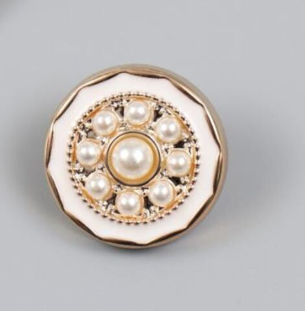 пуговицы пластик для творчества "Жемчужный софит" 2,1х2,1х0,9 см 9410854