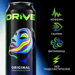 Энергетический напиток Drive Me Оригинальный, 449 мл