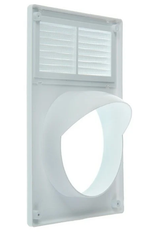 Решетка вентиляционая 184*254 с фланцем D125