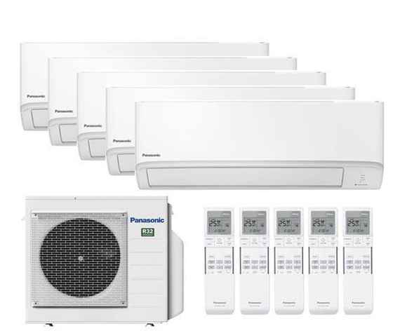 Мульти сплит-система Panasonic 5 х CS-TZ20ZKEW / CU-5Z90TBE