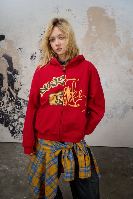 Худи DONSMOKE Split-Print Zip Hoodie