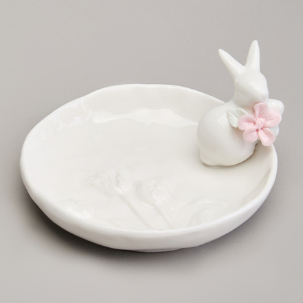 БЛЮДО СЕРВИРОВОЧНОЕ "КРОЛИК" 13,3Х12,5Х7,2 СМ