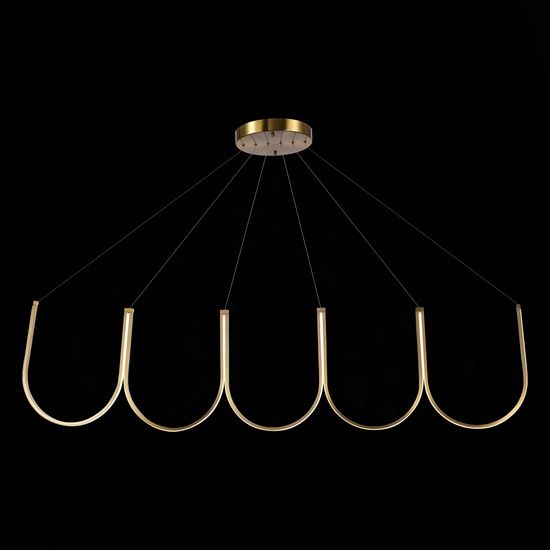 SL6202.213.01 Светильник подвесной ST-Luce Золотистый LED 1*68W 3000K HEIT