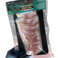 Омуль холодного копчения нарезка филе, 150 грамм