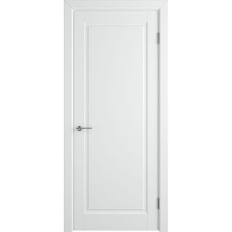 Межкомнатная дверь эмаль VFD Glanta Polar белая глухая